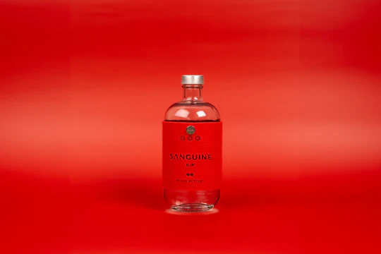 Boury Bottled Sanguine Gin 44% 0,5L