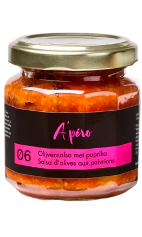 A'pero 6 olijvensalsa met paprika 100gr