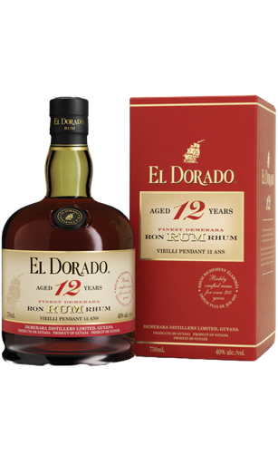[AHRHEL001] El Dorado Rhum 12y 40%