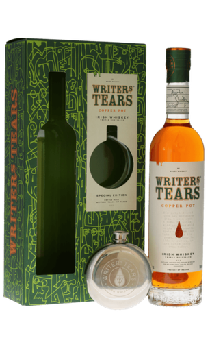 [AHWHWS003] Writers Tears Whisky Gift Pack +Flask